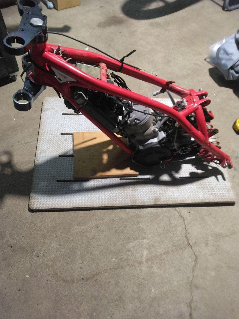 GASGAS250 エンジン　フレームなどまとめてセット　ガスガス　トライアル①