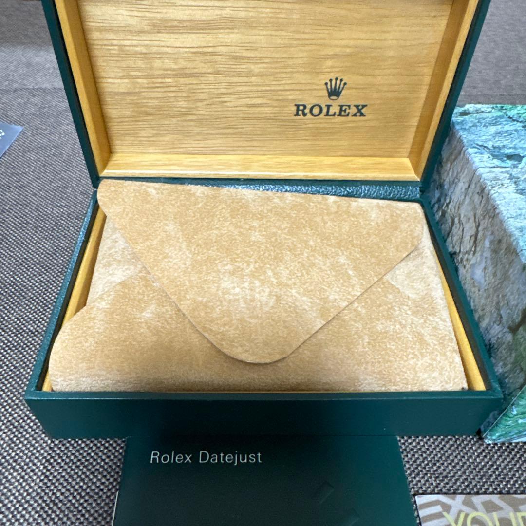 ロレックス デイトジャスト 箱のみ　未使用保管