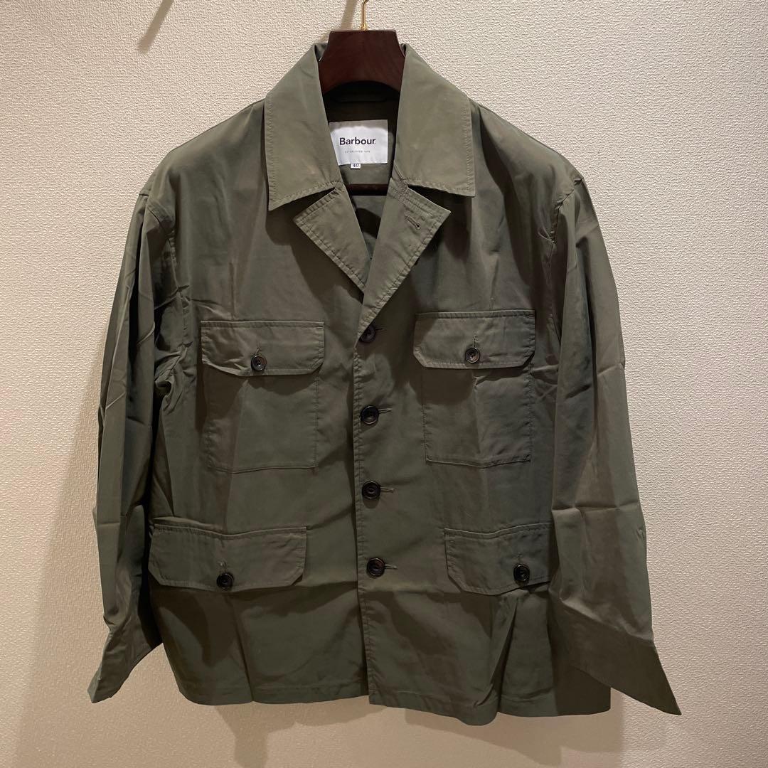 美品！ Barbour ミリタリージャケット カバーオール