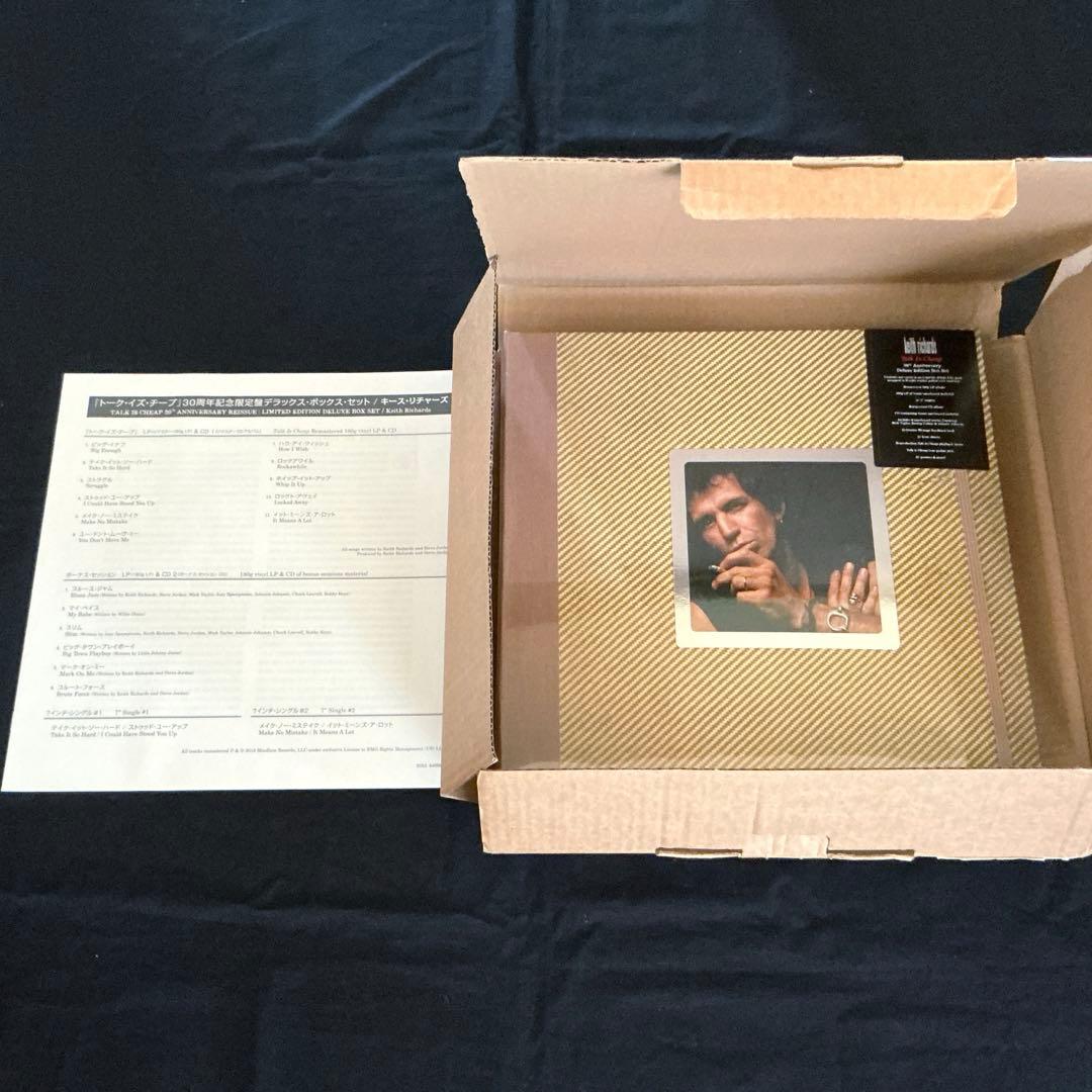 新品 国内 BOXキースリチャーズ トーク・イズ・チープ DX ストーンズ