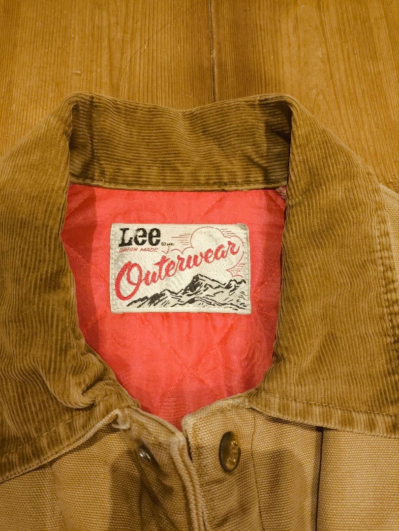 【週末限定セール】Lee　キルティング　オールインワン　ビンテージ　ダック生地