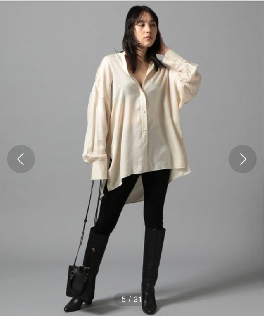 chaos クララツイルシャツ