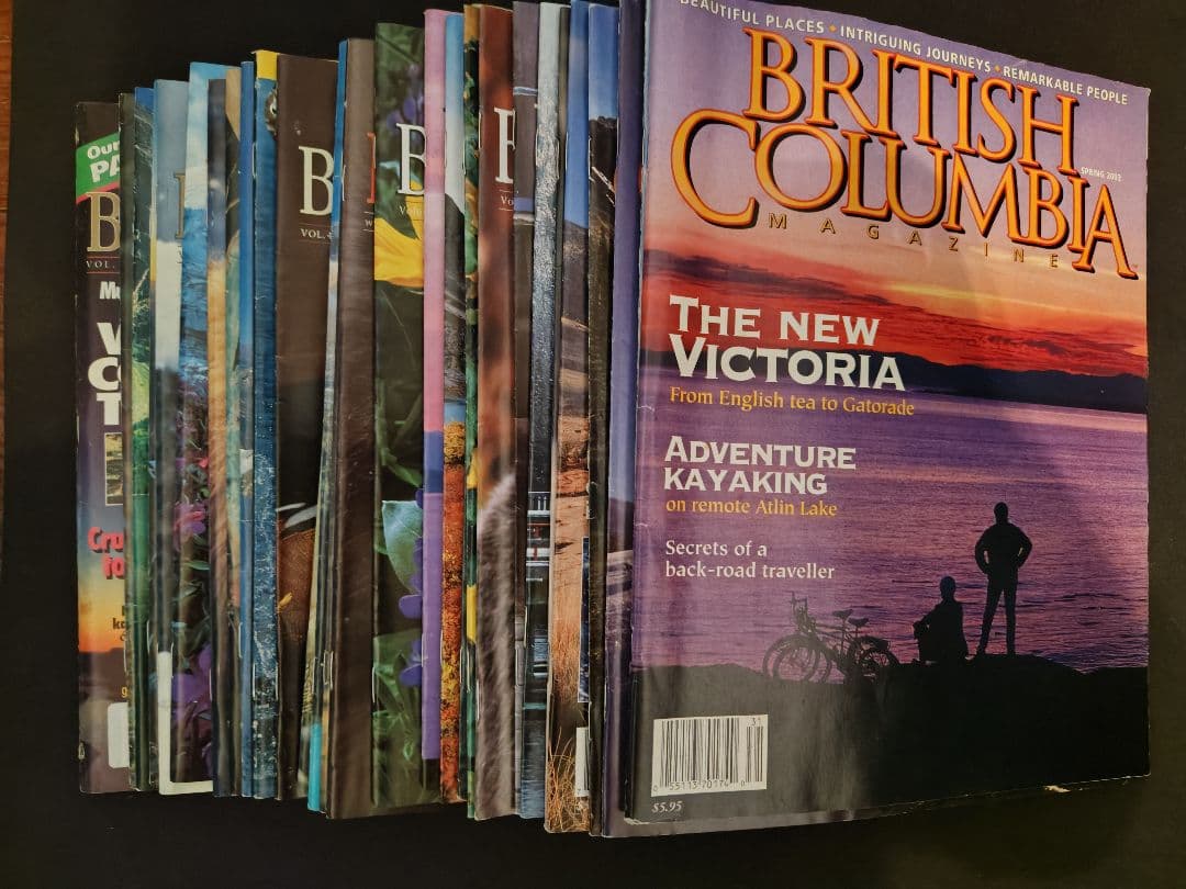 雑誌 BEAUTIFUL BRITISH COLUMBIA 31冊 カナダ 英語