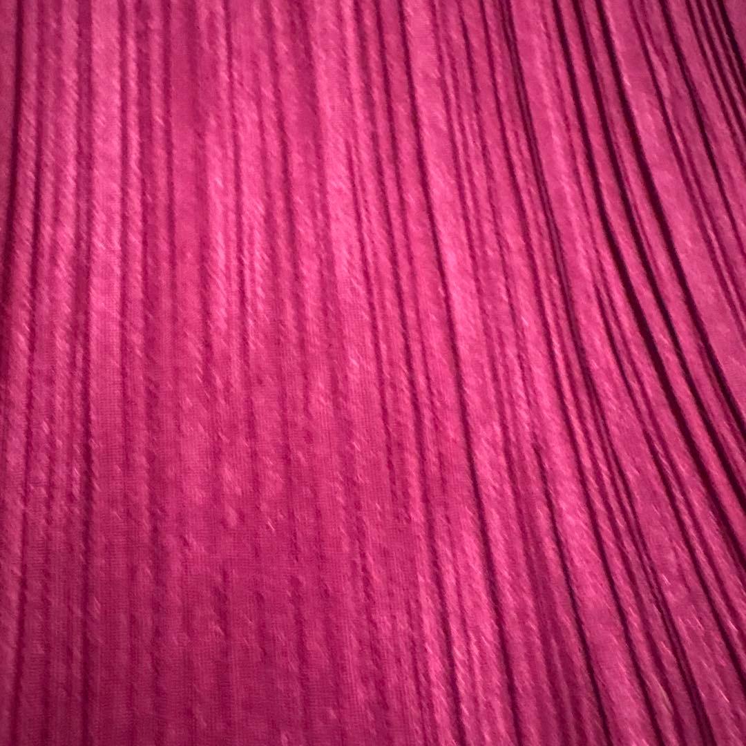 蓮*人様 プリーツプリーズ　長袖　赤紫　サイズ3