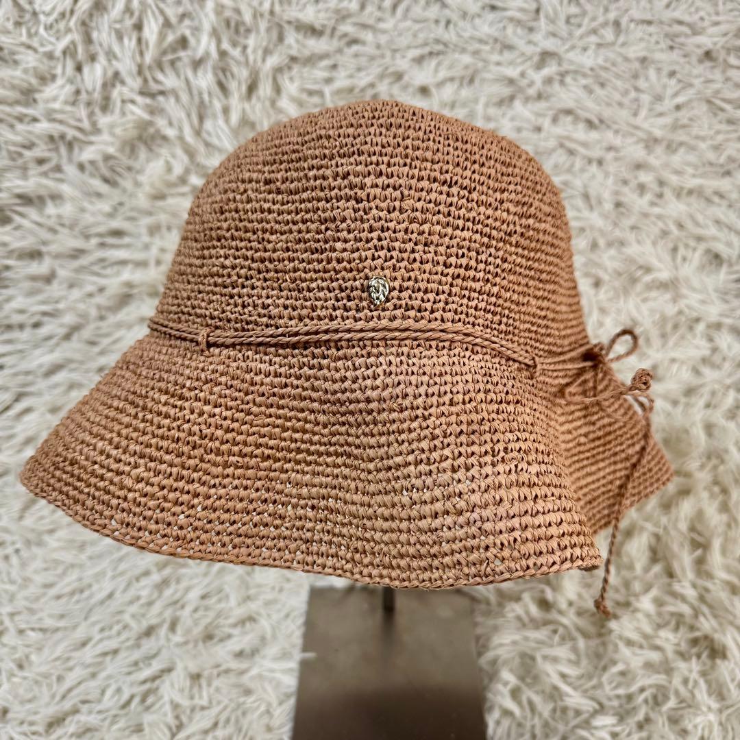 【美品】ヘレンカミンスキー ラフィア ハット プロヴァンス10 ベージュ