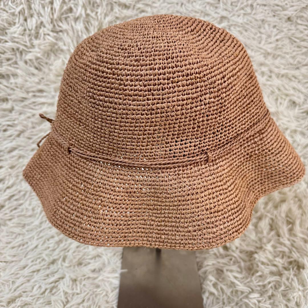 【美品】ヘレンカミンスキー ラフィア ハット プロヴァンス10 ベージュ