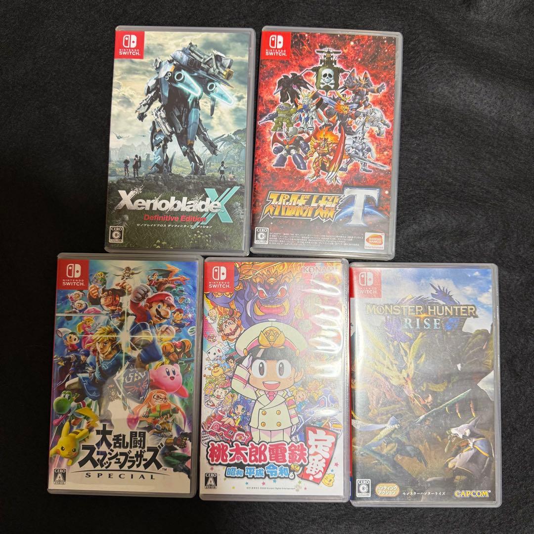 Switch ソフト 5本セット まとめ売り　ゼノブレイド、スパロボ、スマブラ等