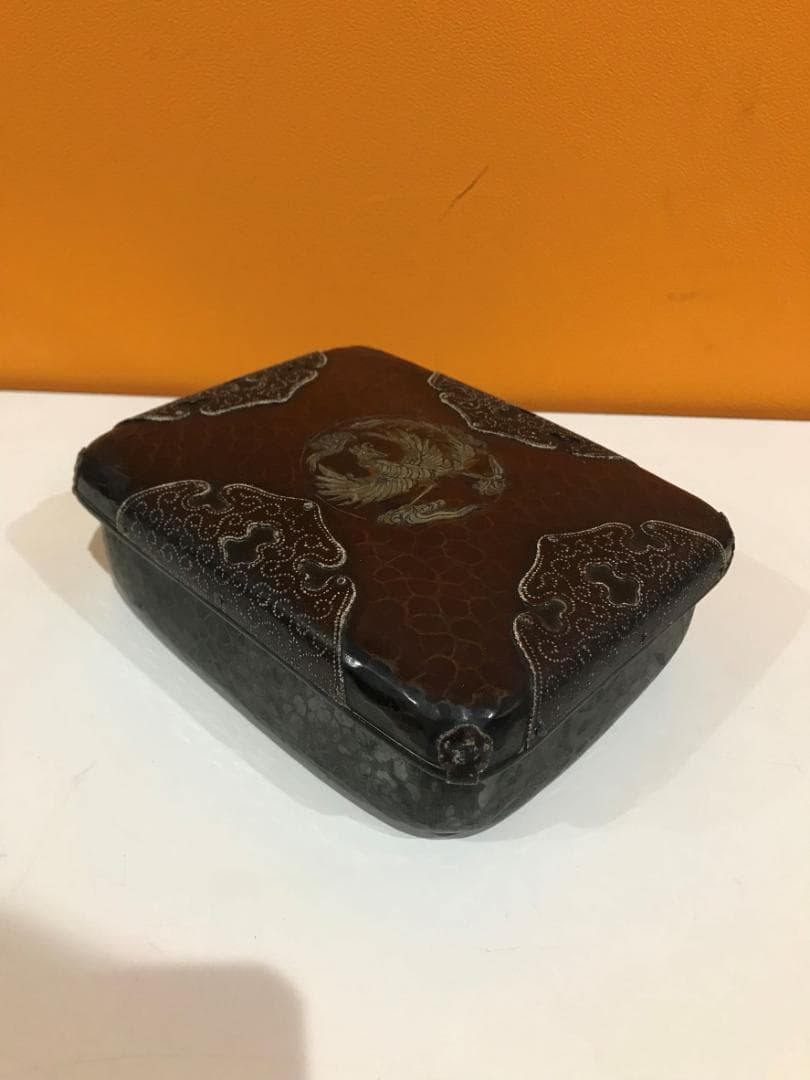 【ヨッシー様】久芳堂造 古代毛織式 銅蟲喫煙具 箱付き