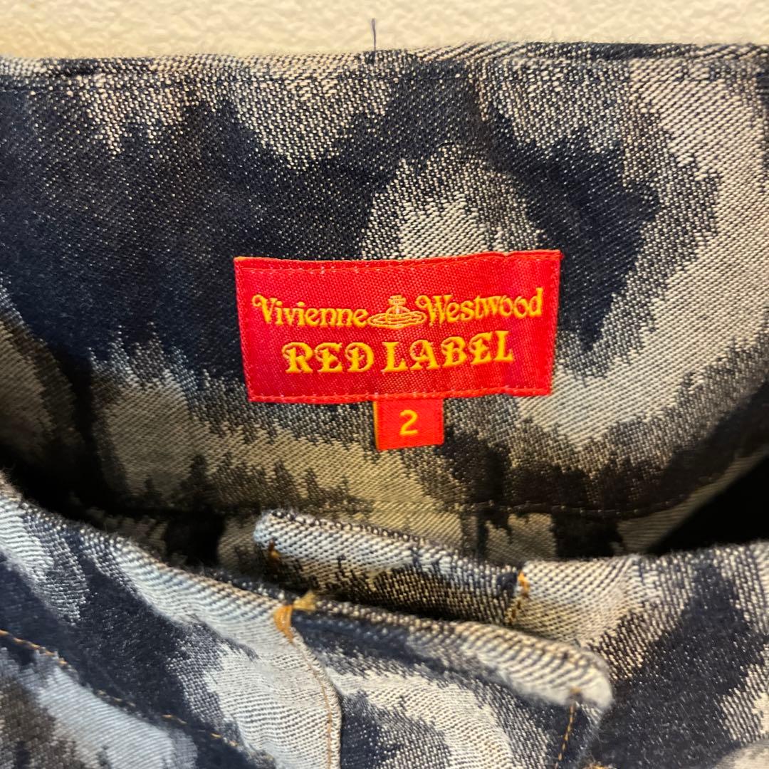 ヴィヴィアンウエストウッド ヒョウ柄 ショートパンツ　M デニム