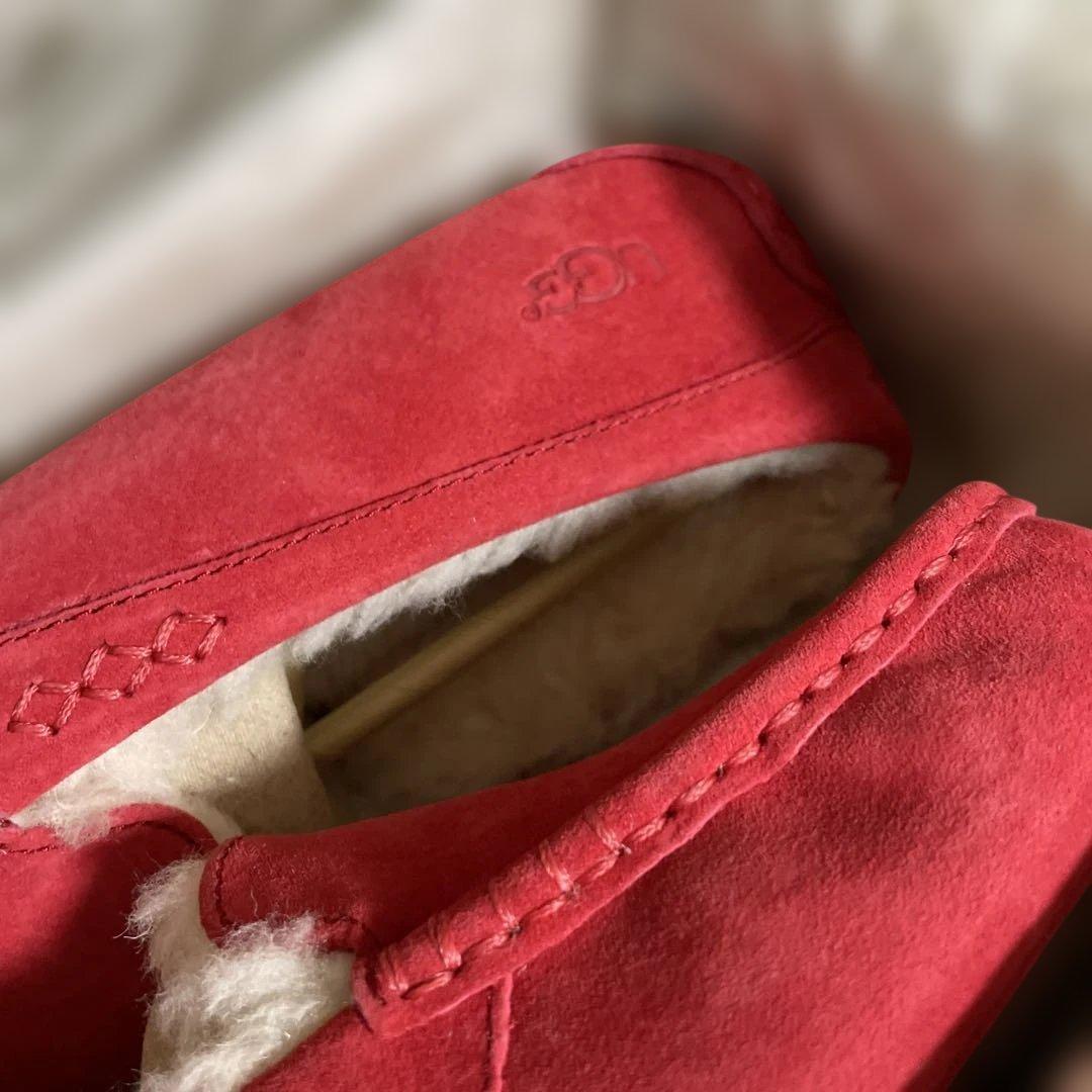 UGG W Ansley レッド モカシン