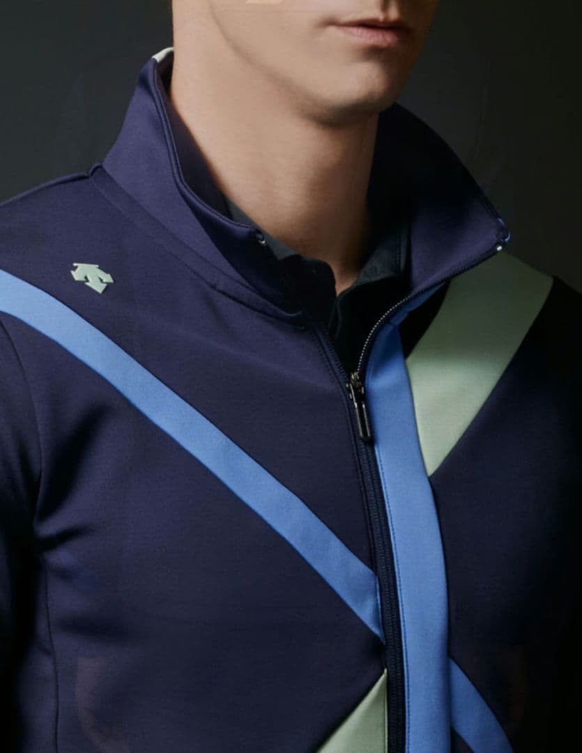 【入手困難】デサントゴルフ 切替 ストレッチ ジャージー ジャケット M