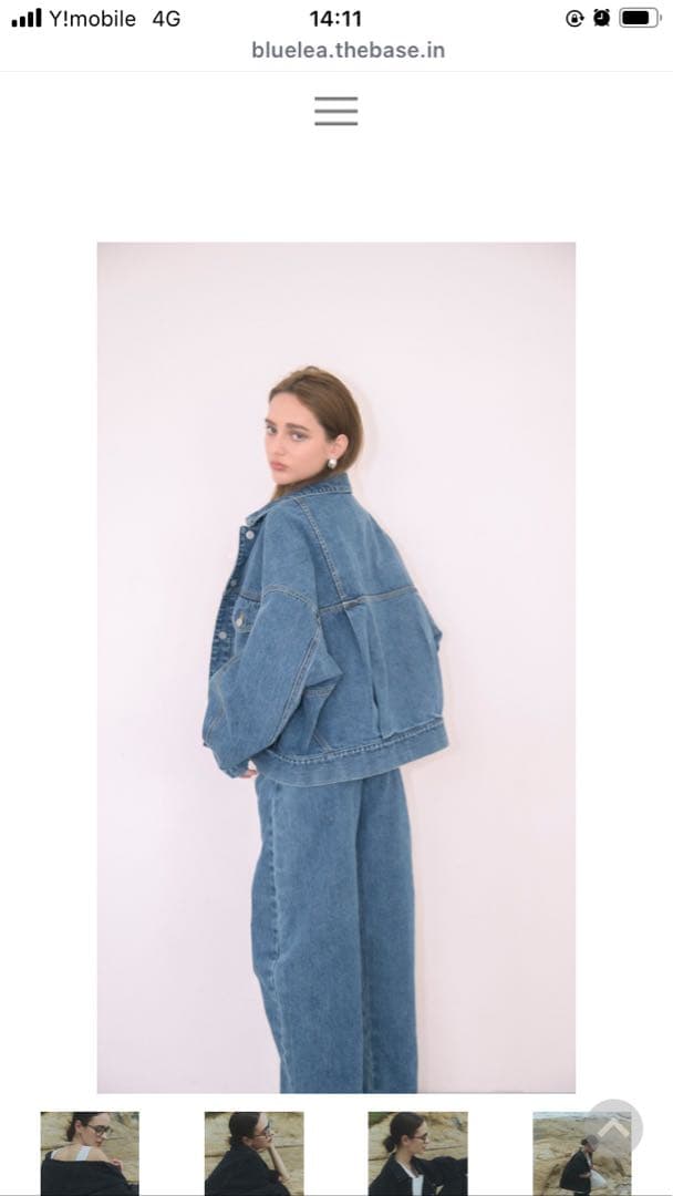 OKAYAMA denim jacket　bluelea