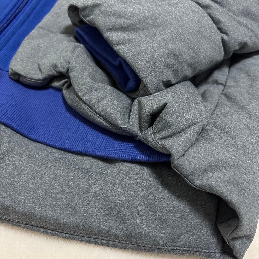 ジャックバニー フード 中綿 ダウン ジップアップ ジャケット ロゴ ワッペン