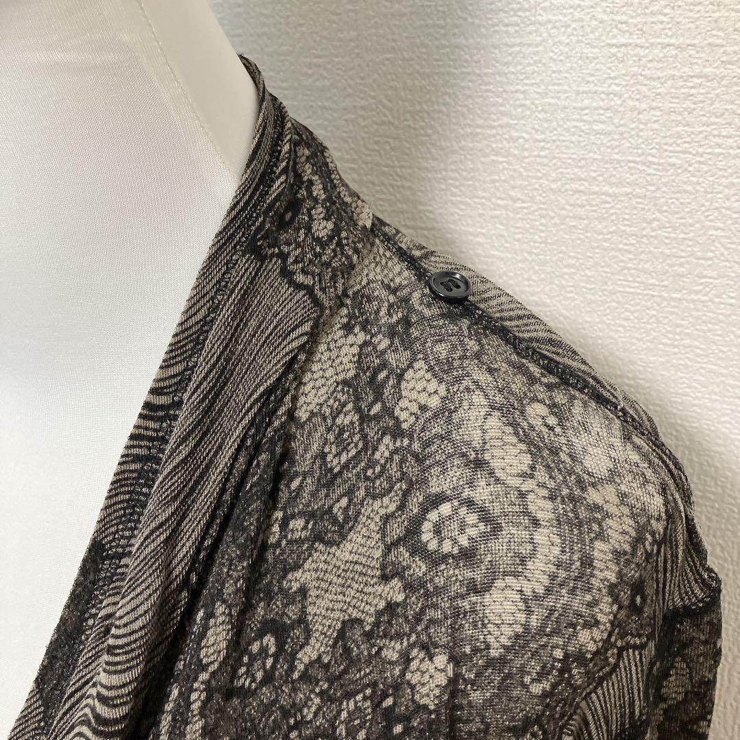 シェアースピリット　ドレープカットソー　変形カーディガン　2way