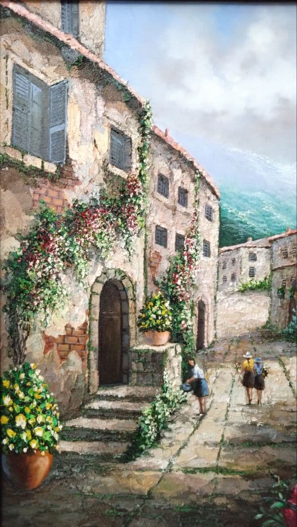 人見友紀　伝説の逃亡画家　油彩画　油絵　風景画