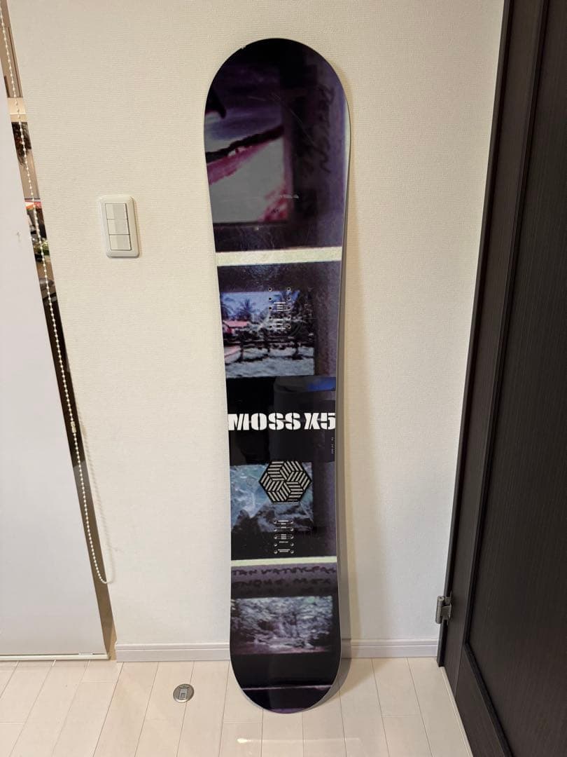 国産　MOSS X5 スノーボード　154センチ