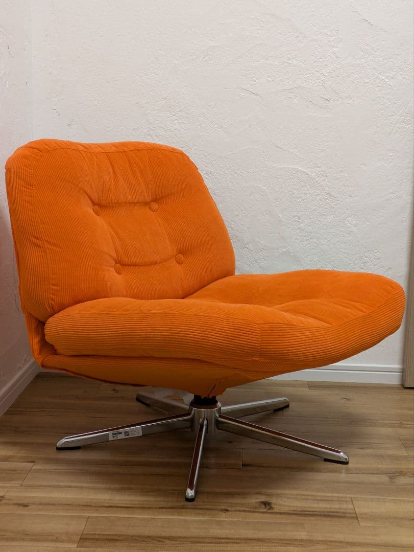 イケア ディヴリンゲ IKEA DYVLINGE 回転ソファ オレンジ