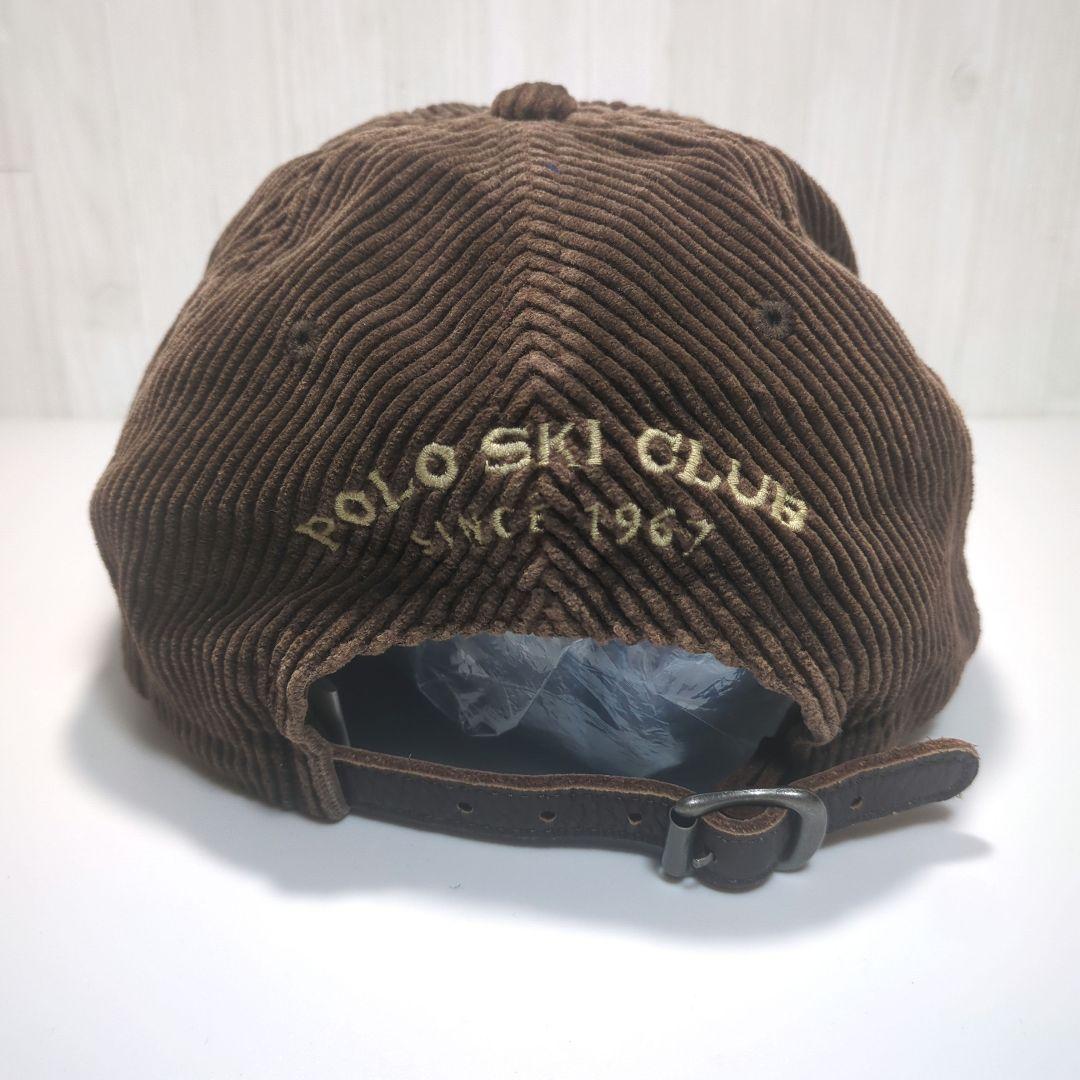 【美品】ラルフローレン　コーデュロイ　キャップ　POLO SKI CLUB