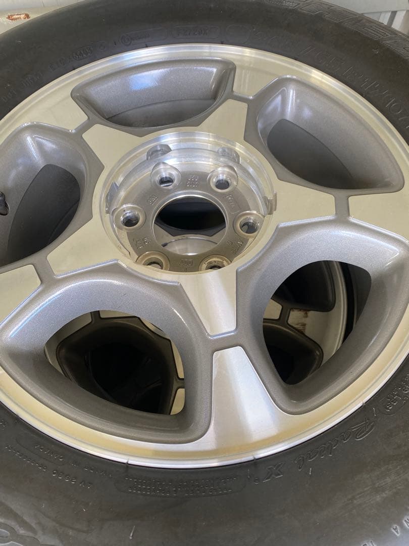 G*g様 17インチ シルバー 5スポークホイールセット