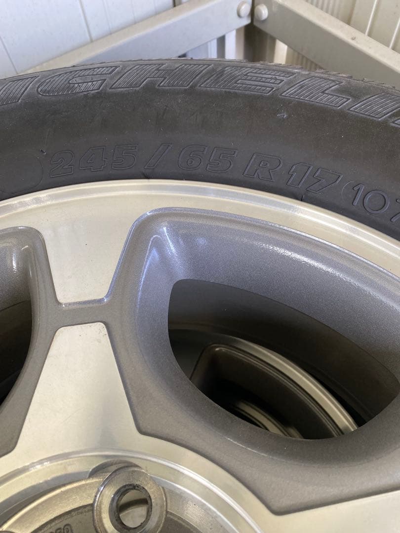 G*g様 17インチ シルバー 5スポークホイールセット