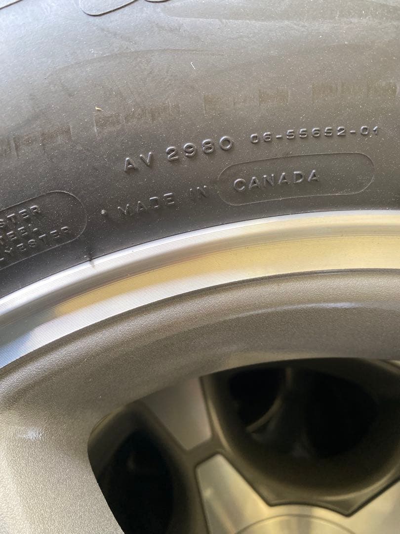 G*g様 17インチ シルバー 5スポークホイールセット