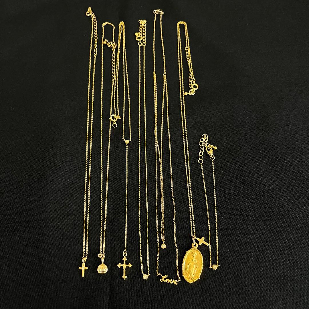 【H】お買い得✨STERLING 925 刻印　ネックレス　ブレスレット　7点