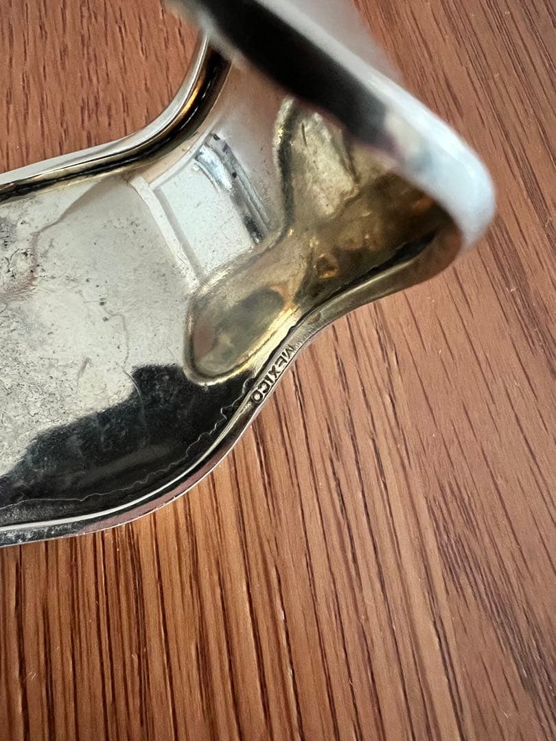 Mexico ボーンカフ バングル シルバー925