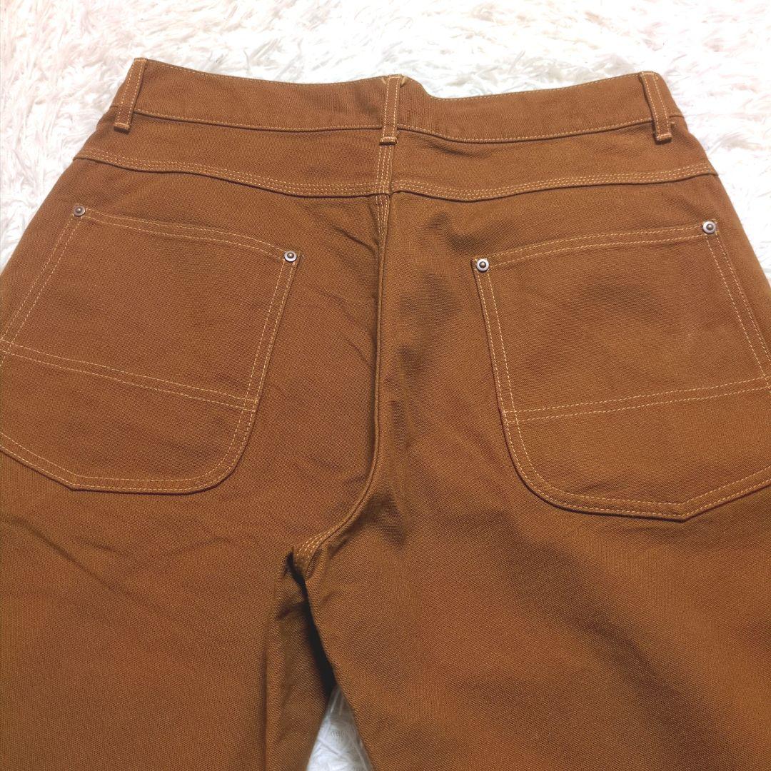 FOBFACTORY　メンズ　コットンダックワークパンツ　ブラウン　サイズ2