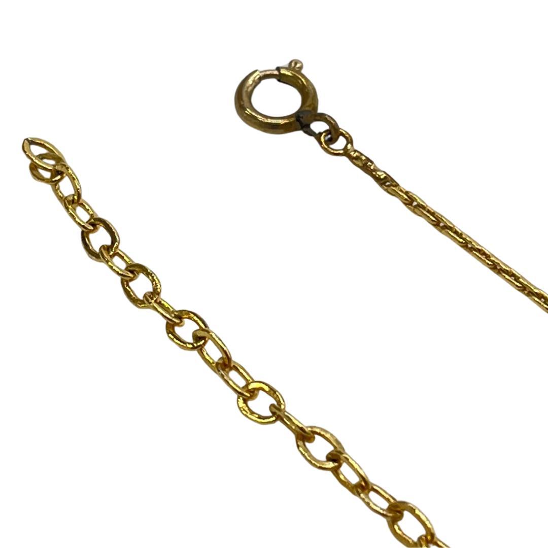 Dior ディオール ゴールド ネックレス CDロゴ サークルモチーフ