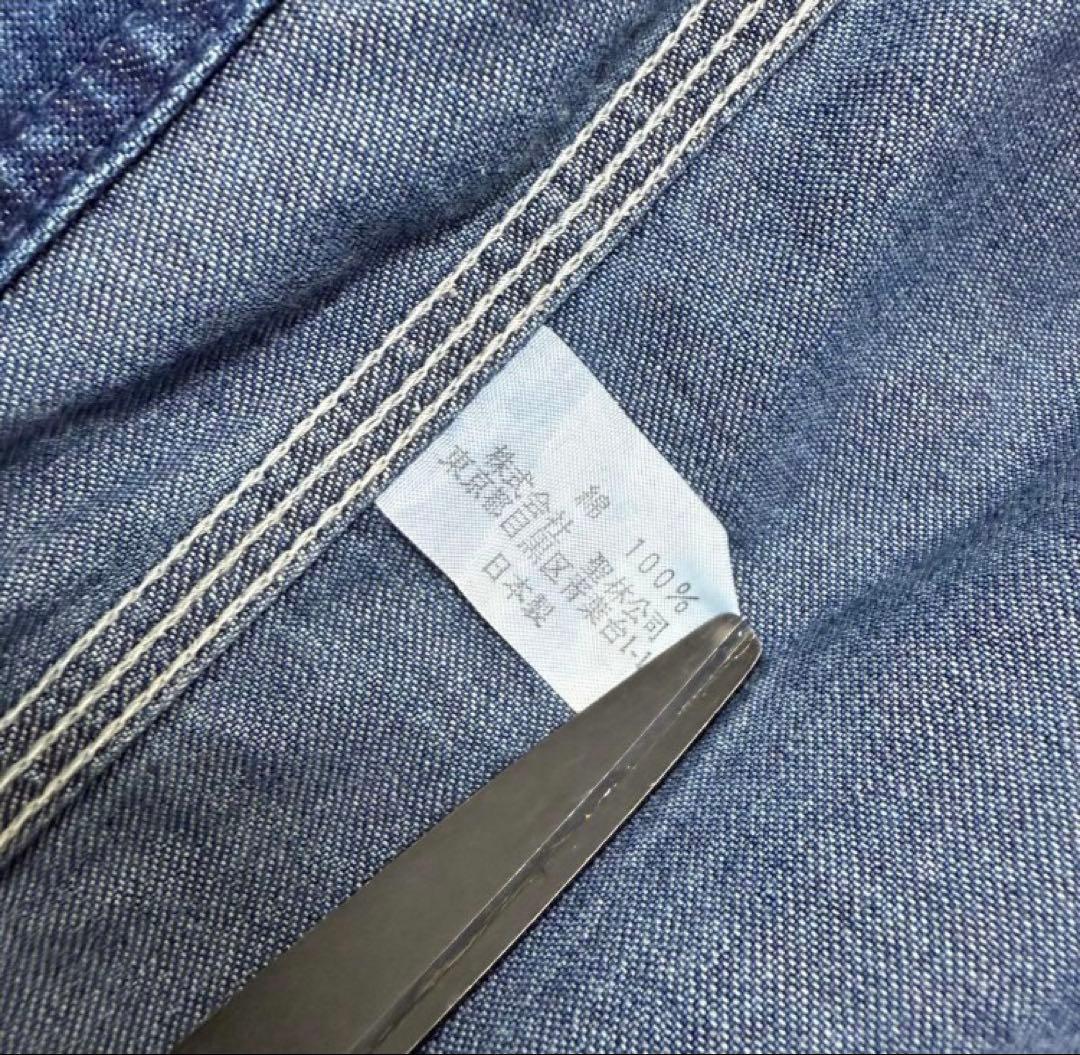 BLUE BLUE ブルーブルー デニムカバーオール M日本製 聖林公司