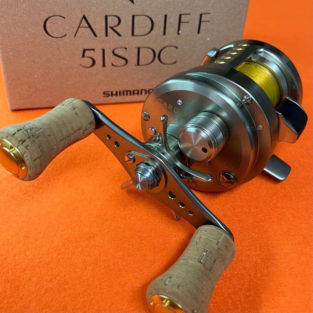 【極美品】SHIMANO CARDIFF 51SDC 左ハンドル シマノ ベイト