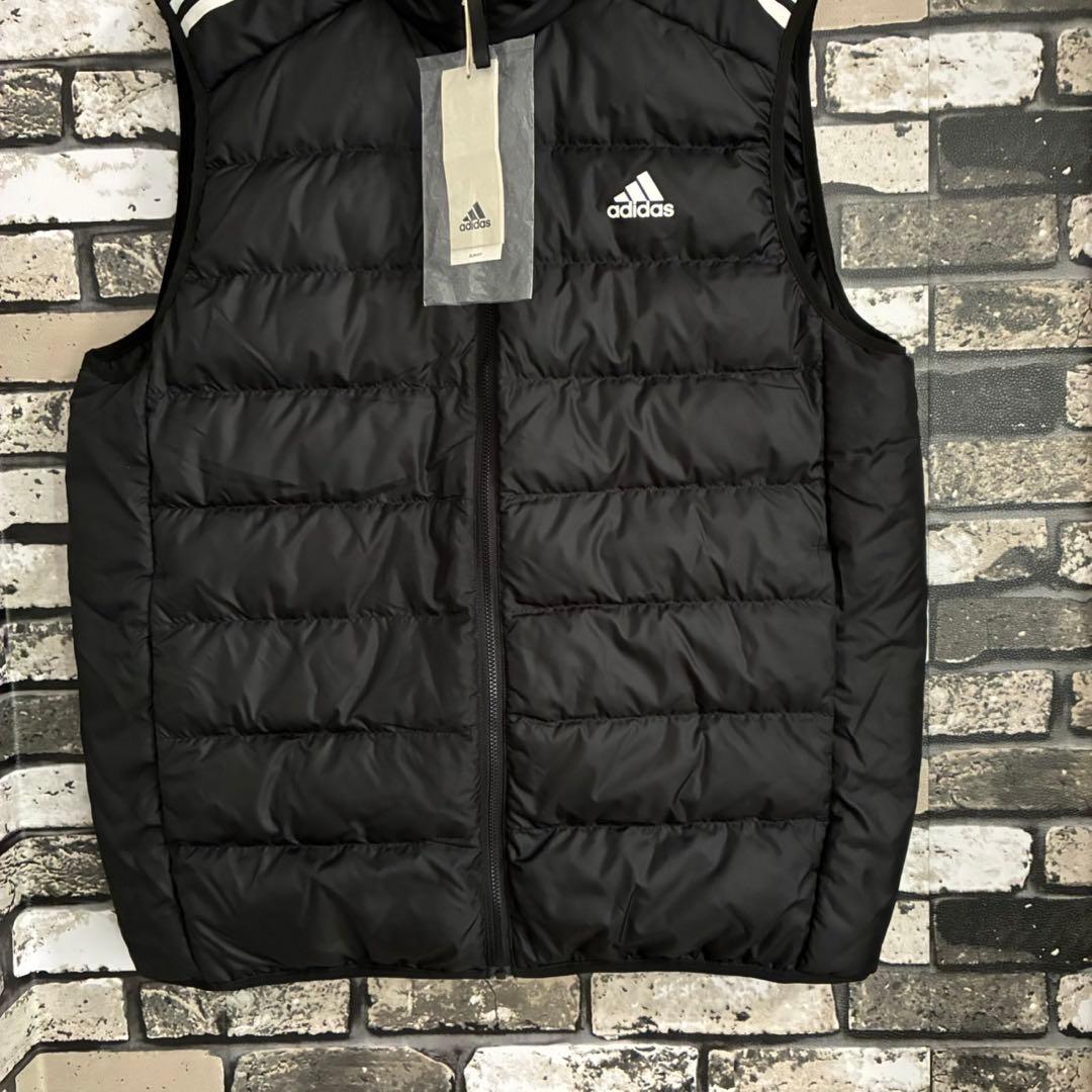 【未使用】アディダス adidas ESS ダウンベスト ブラック 3XL