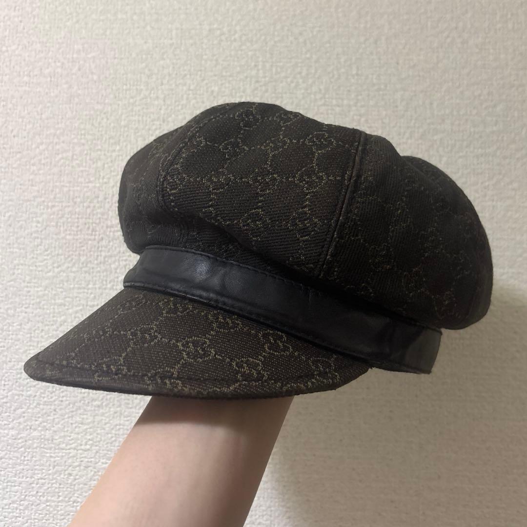 GUCCI キャスケット 古着 帽子 XL