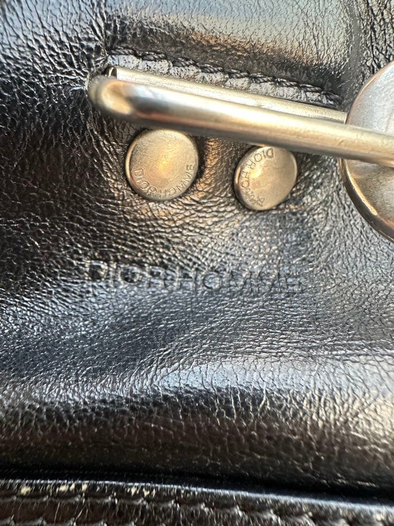 バッグ AW05\"dior homme\"2way leather duffel bag