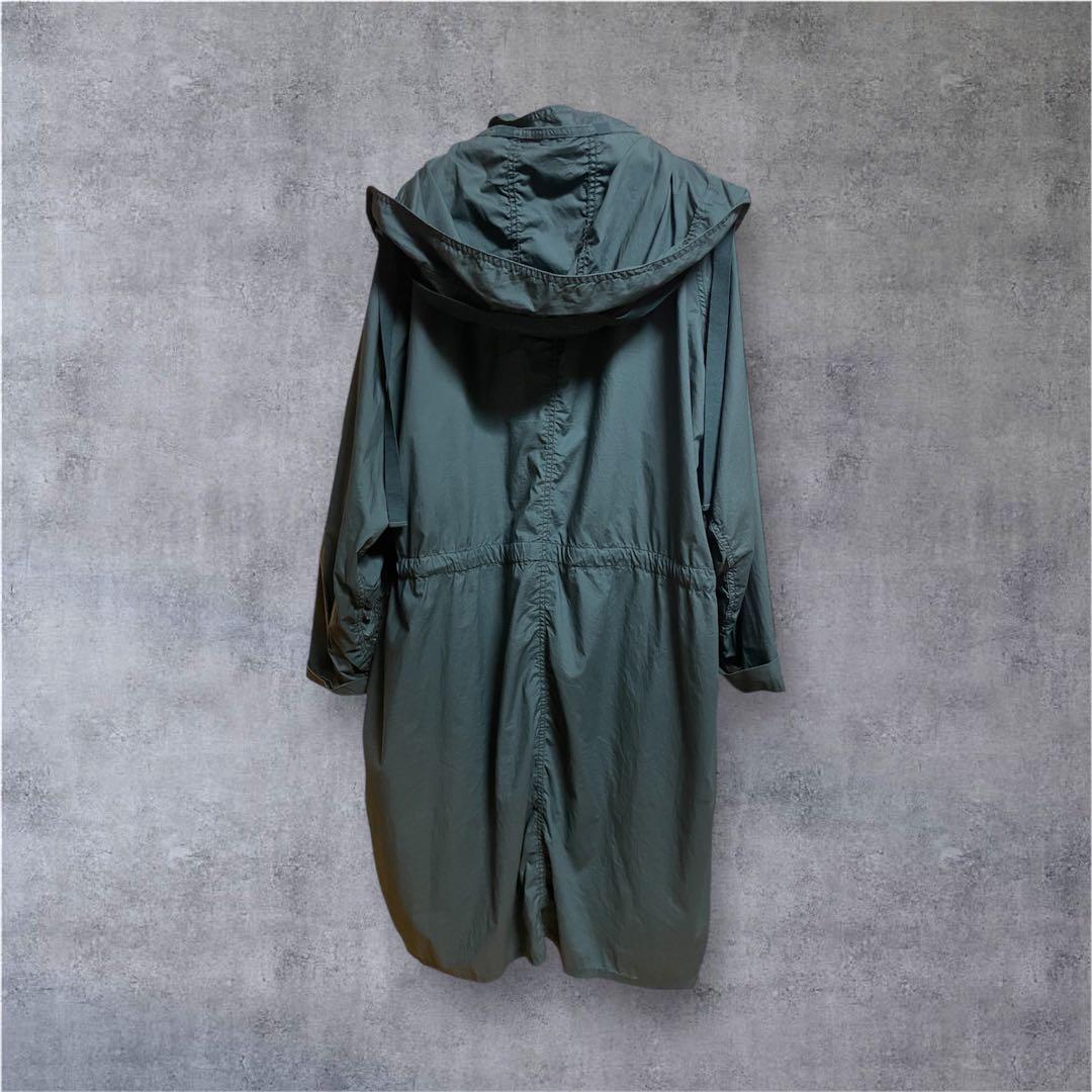 UNUSED ミリタリーコート ダークグリーン