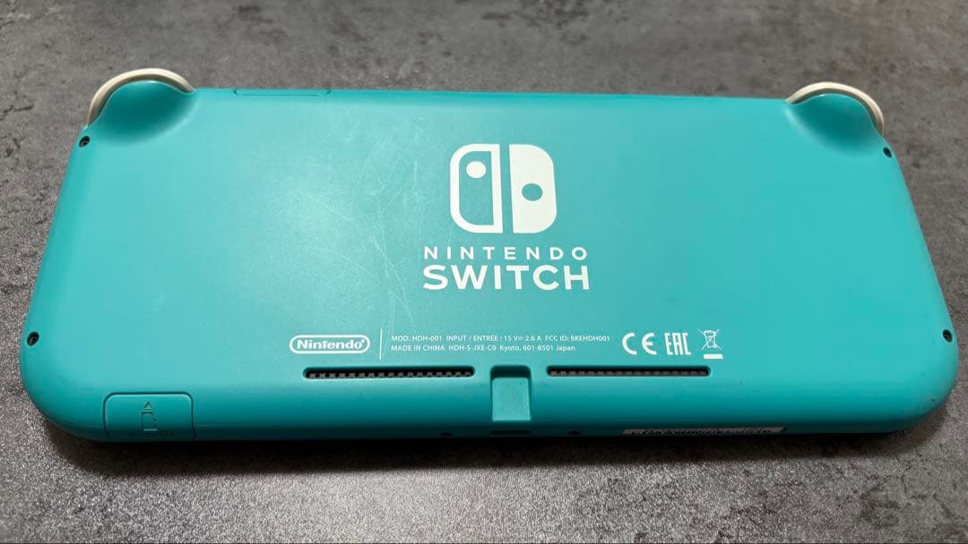 Switchライト ターコイズ (箱付き、充電器付き)