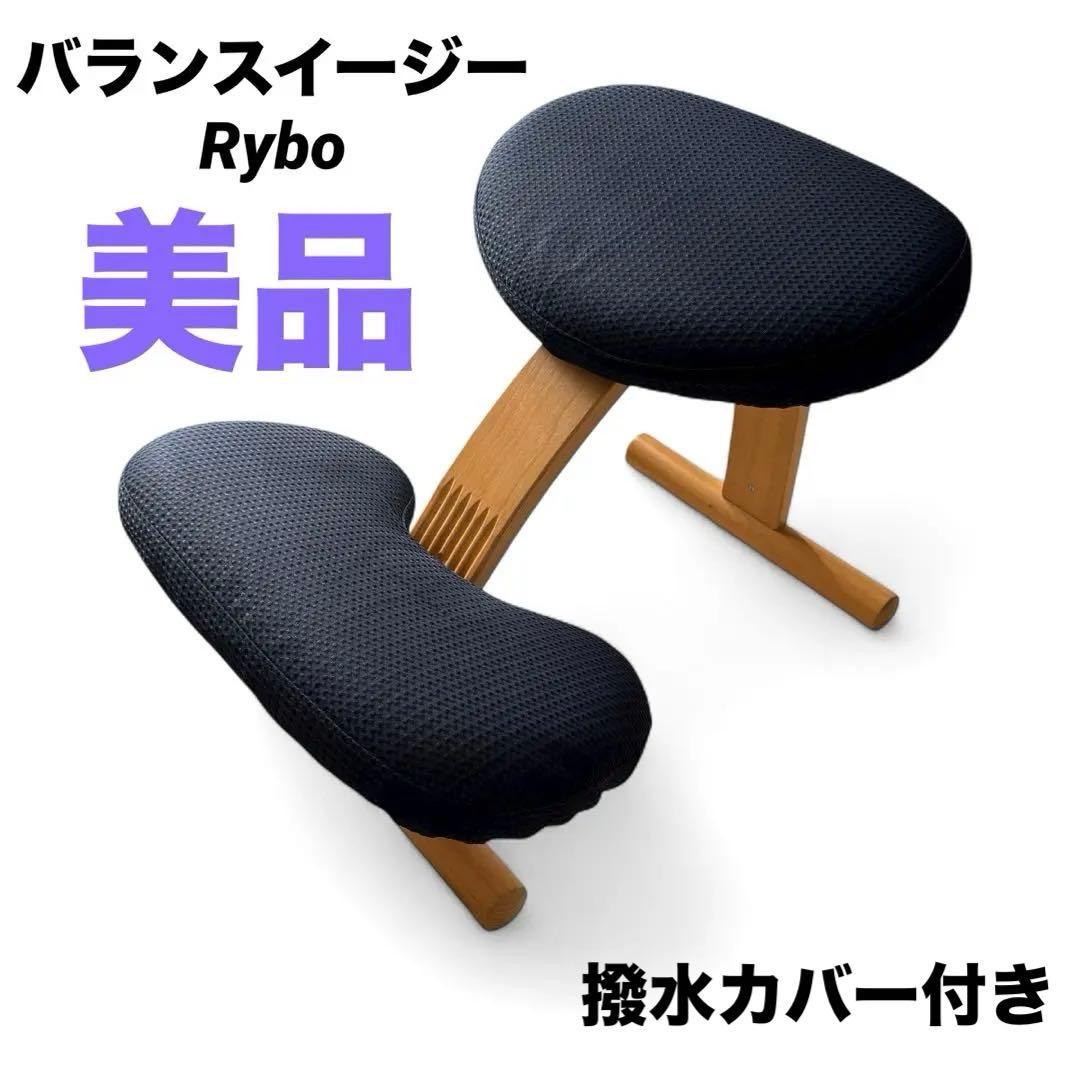 Rybo バランスイージー 撥水カバー付き　姿勢矯正チェア レッド