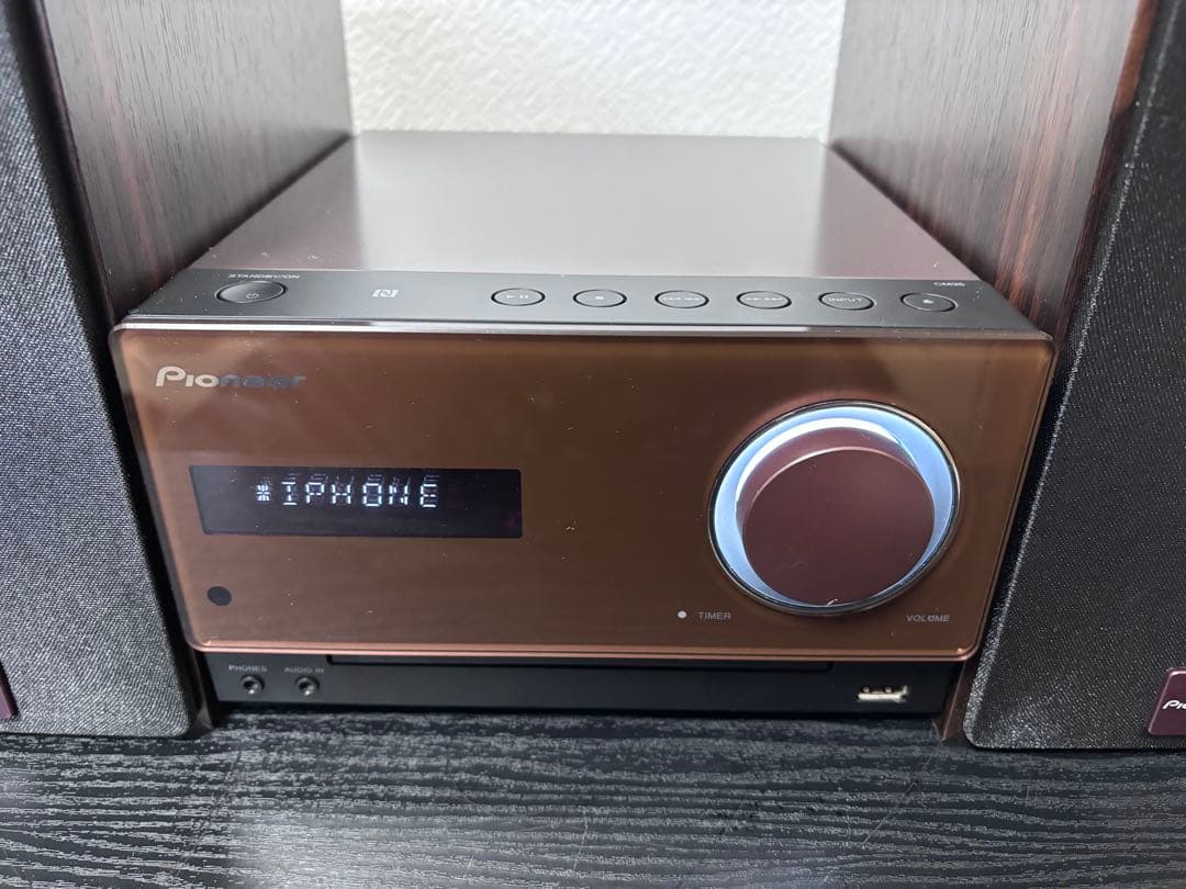 Pioneer X-CM35-T CDコンポ Bluetooth対応 リモコン付