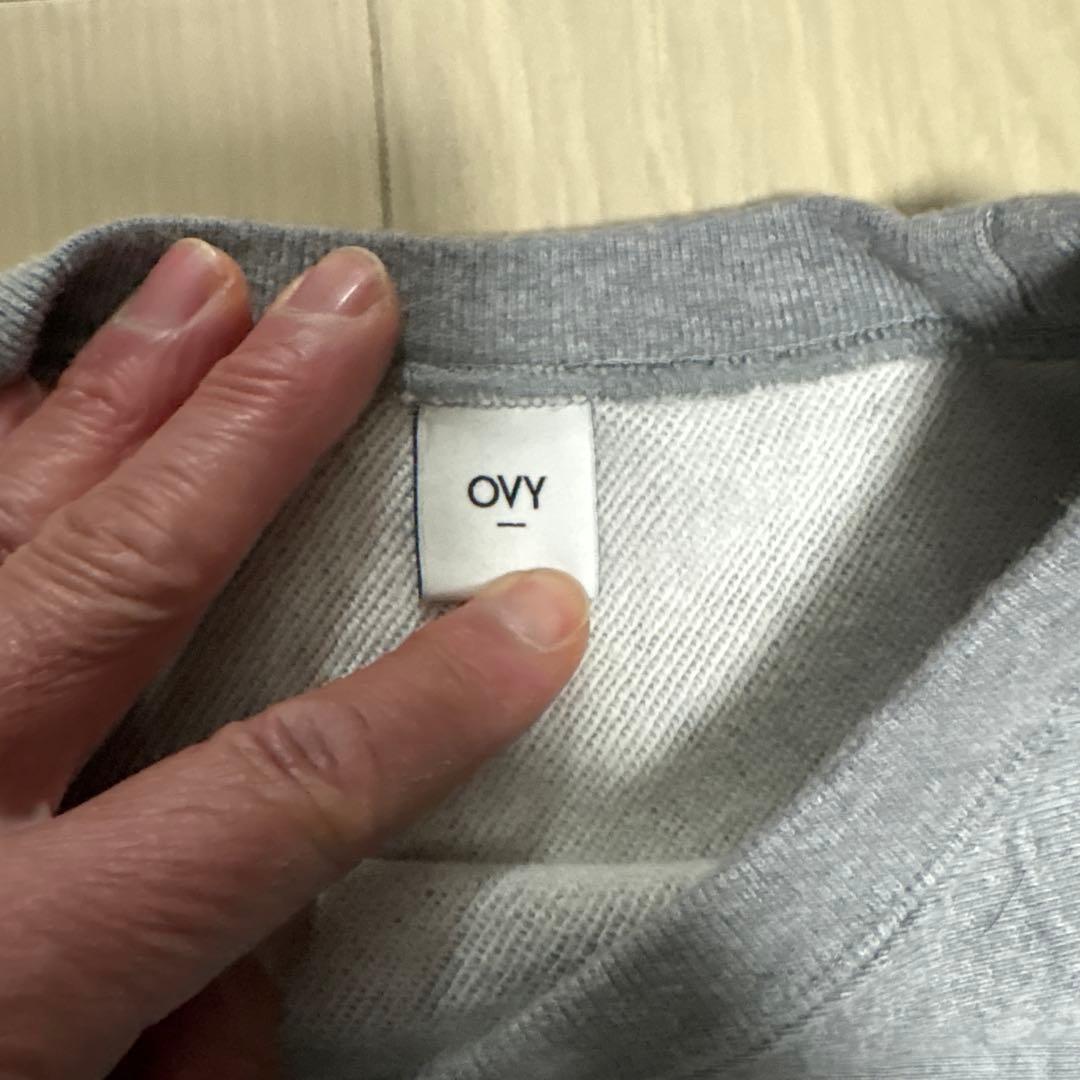 OVY ヘビーウエイトクルーネック　グレー