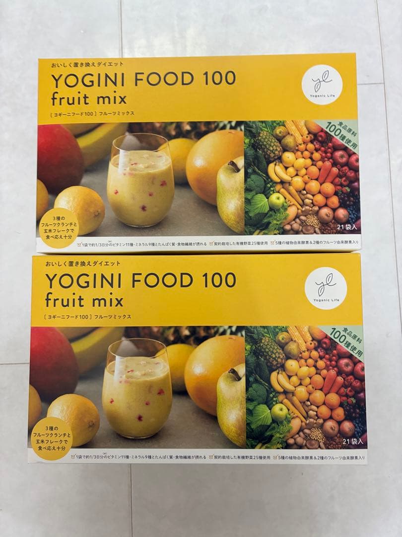 LAVA ヨギーニフード100 フルーツミックス 新品未開封 2箱(21袋入)