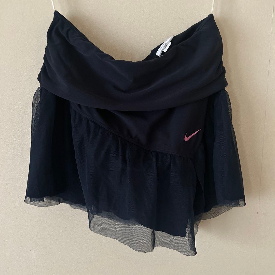 NIKEナイキ3点レディースチュールセパレート水着上下SM定価1万円以上帽子付