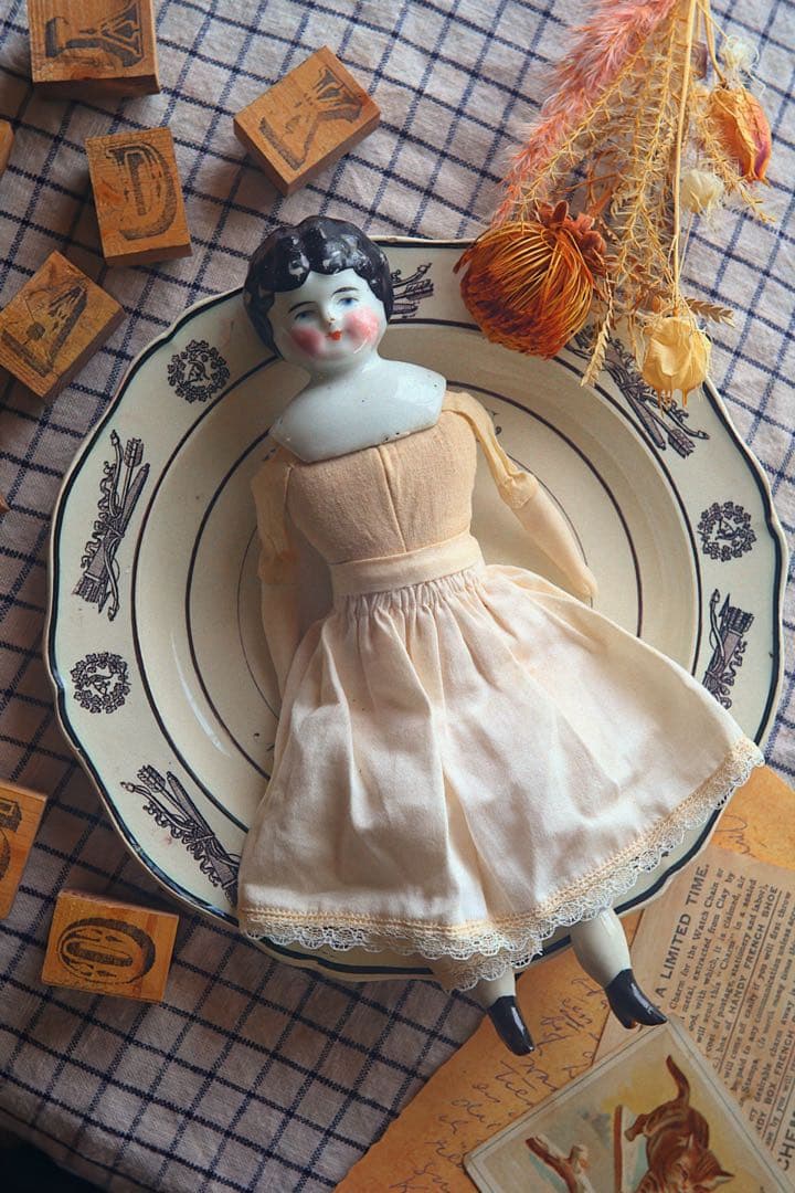 y*i様 アンティーク チャイナヘッドドール ビスクドール ドイツドール