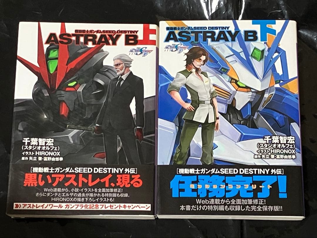 機動戦士ガンダムSEED DESTINY ASTRAY B 上下セット 初版 帯