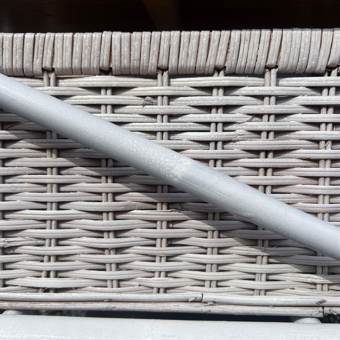 籐家具 ラタン エスニック アジアンラック チェスト 引き出し ホワイトラタン