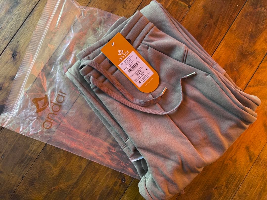 Andar Mildmooth フリース ワイドパンツ　ショート　M 新品