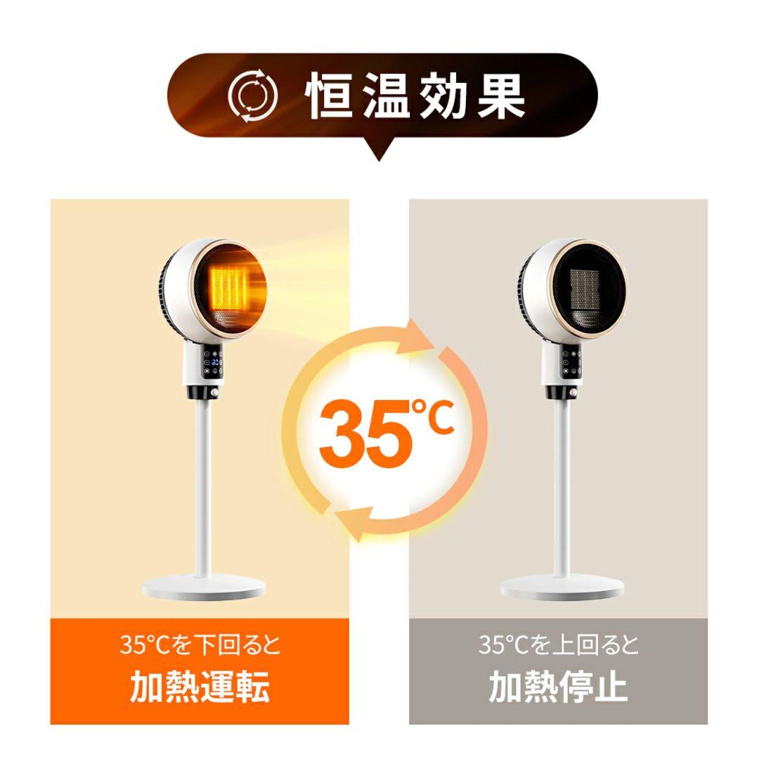 新品 2025最新型 2秒速暖 セラミックヒーター人感センサー 大風量 楽天1位