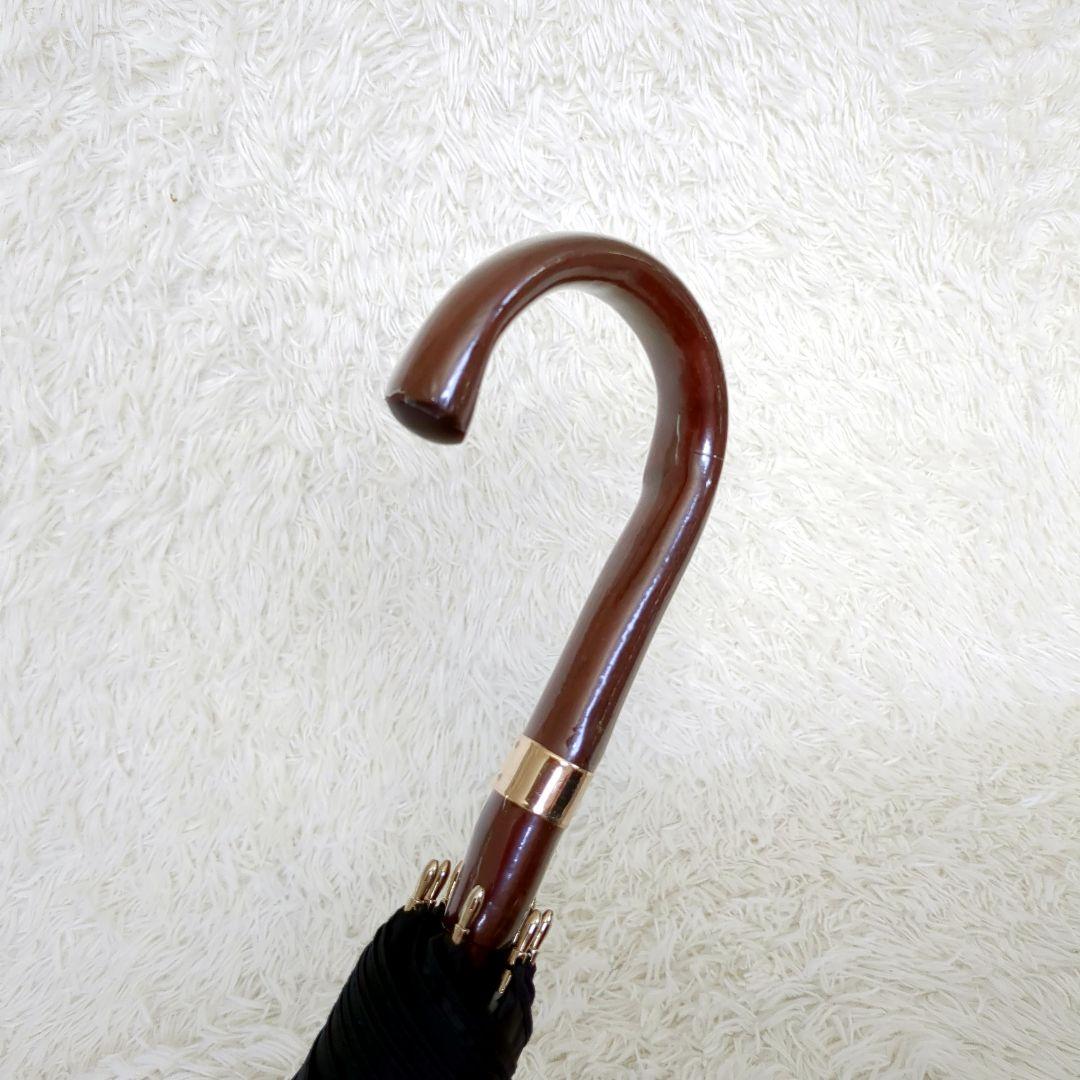 美品✨️POLO RALPH LAUREN 長傘 ブラック　ロゴ