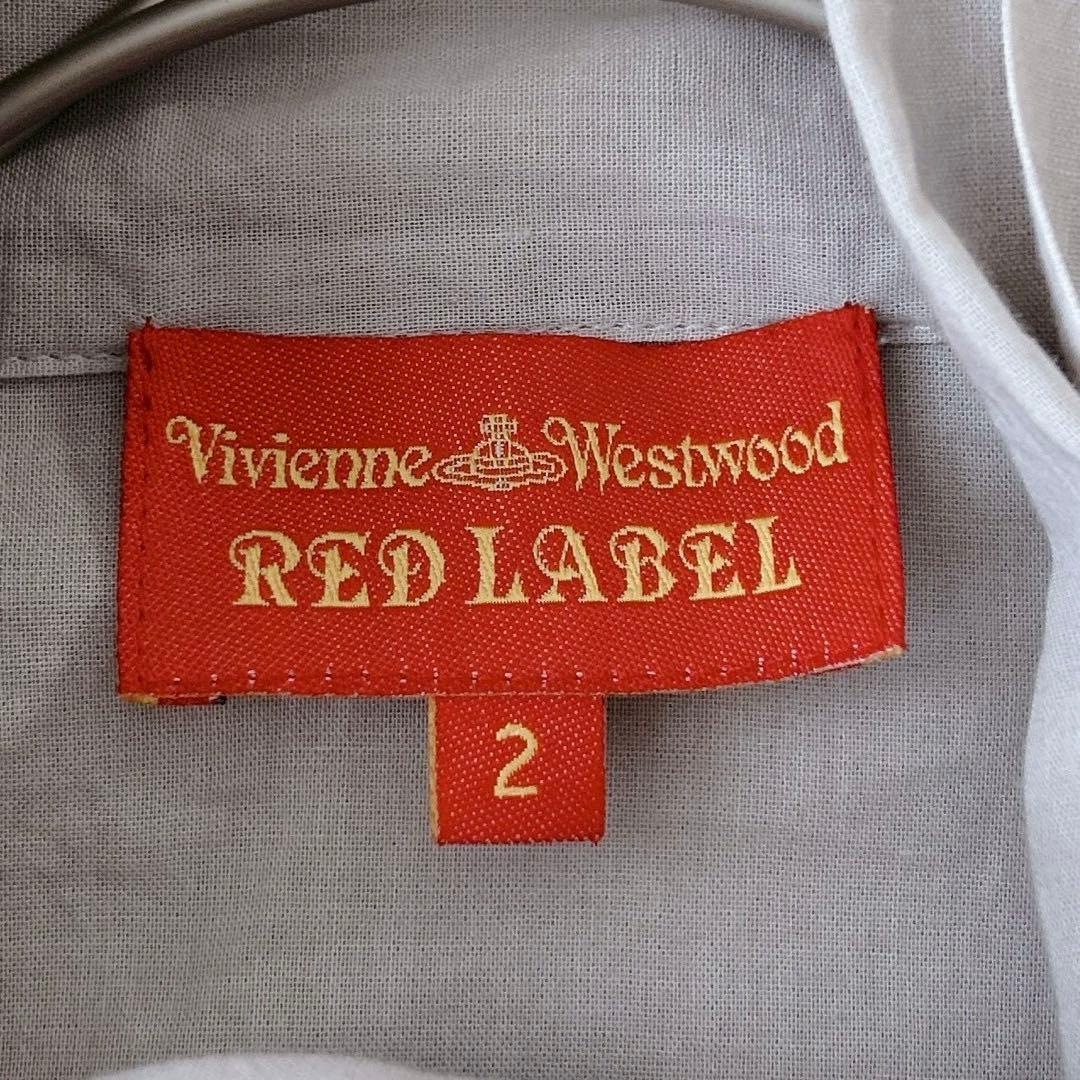 美品✨ヴィヴィアンウエストウッド　長袖　ボウタイ　ブラウス　オーブ刺繍　サイズ2