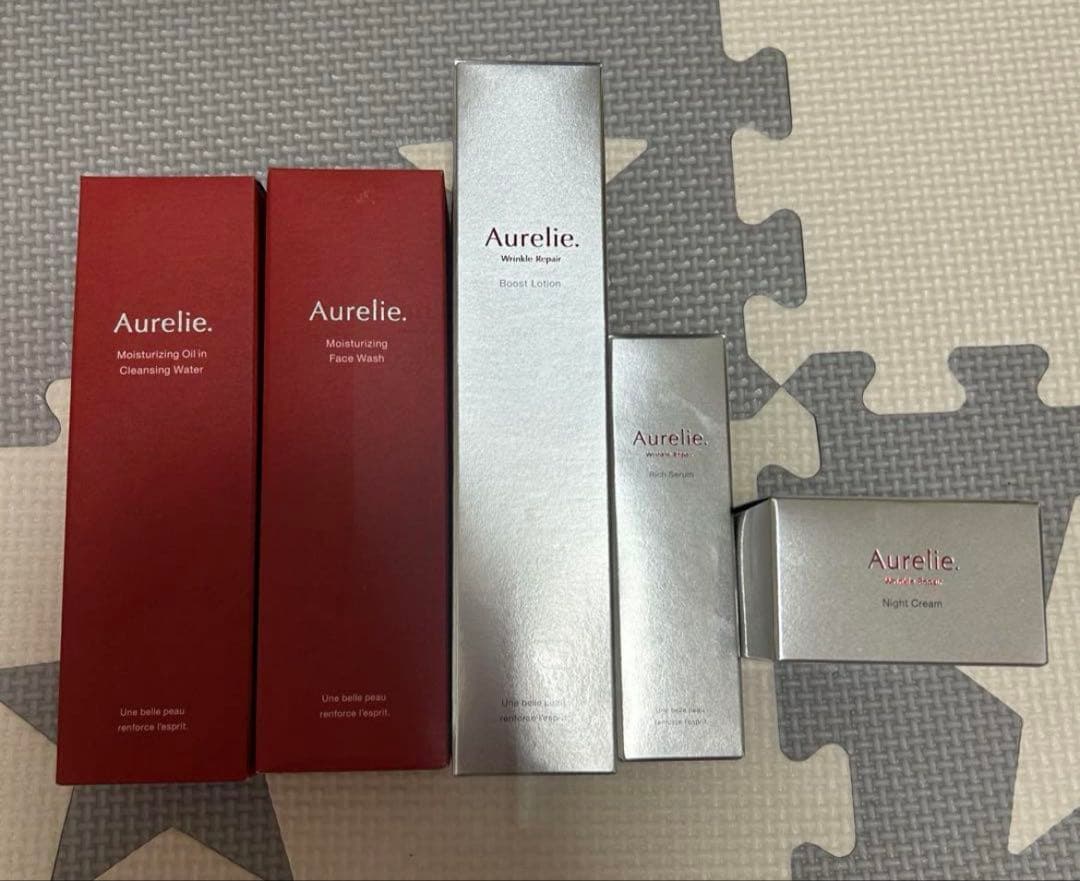 オレリー Aurelie プレミアムエイジング集中ケア5点セット