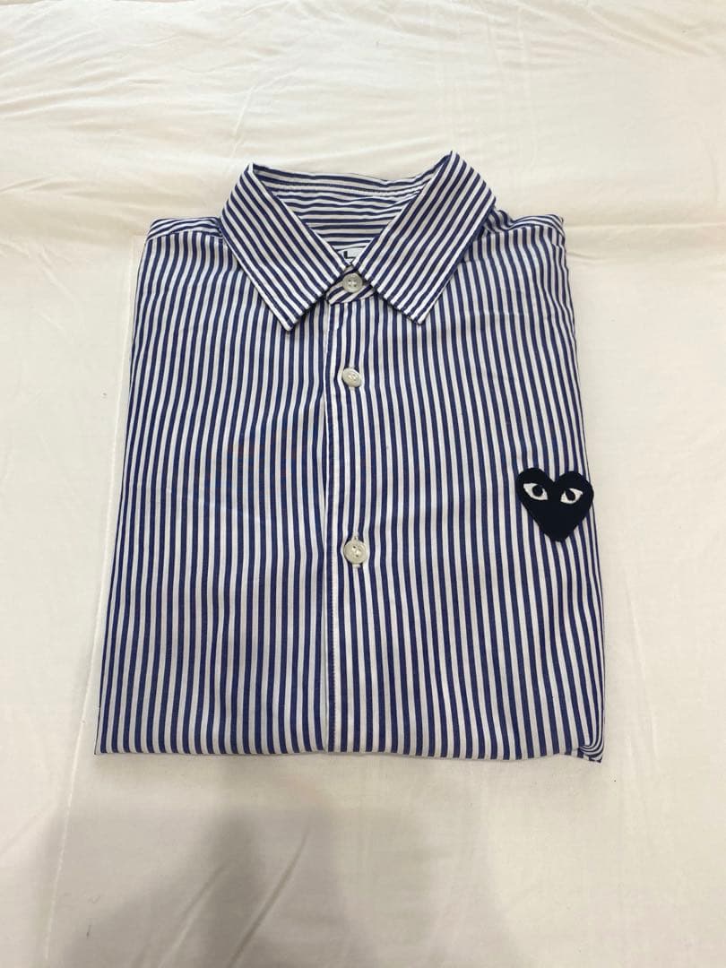 PLAY COMME des GARÇONS ストライプシャツ M レディース